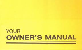 This image shows the owner's manual that comes standard with your cart!