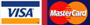 We Accept Visa and Mastercard Payments
